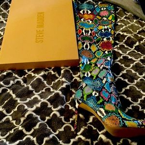 Steve Madden Thigh High Boots. Never worn.